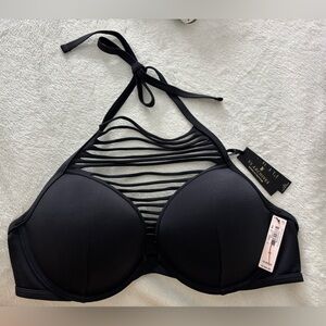 Victoria's Secret Archives Swim Sexy Tee High-neck Push-up Bikini Top (36C)